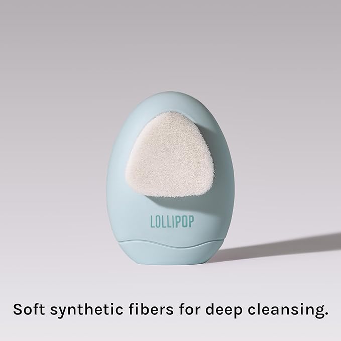 LOLLIPOP Dual-Sided Facial Cleansing Brush | Palm Size Silicone Face Exfoliator - Image 5