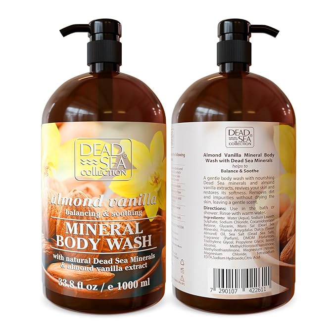 Dead Sea Collection Almond Vanilla Body Wash - Image 6