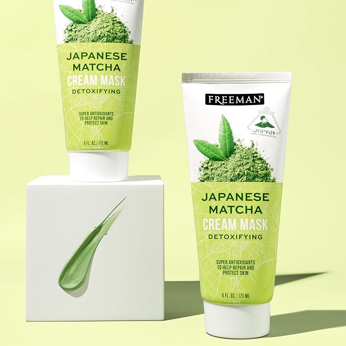 Freeman Exotic Blends Detoxifying Japanese Matcha Cream Facial Mask, 6 fl.oz./ - Image 6