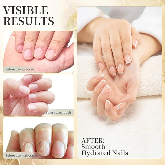 Ceramic Cuticle Pusher & Oil Pen, 2ml Rose/Lavender/Fragrance Free Scented Nail - Image 9
