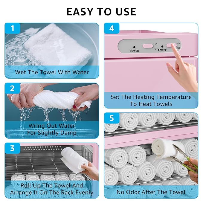 TABU Hot Towel Warmer Cabinet, 46L Extra Large Professional Towel Heater - Image 4