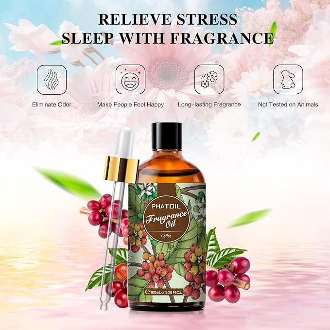 PHATOIL 3.38FL.OZ Coffee Fragrance Oils - Image 4