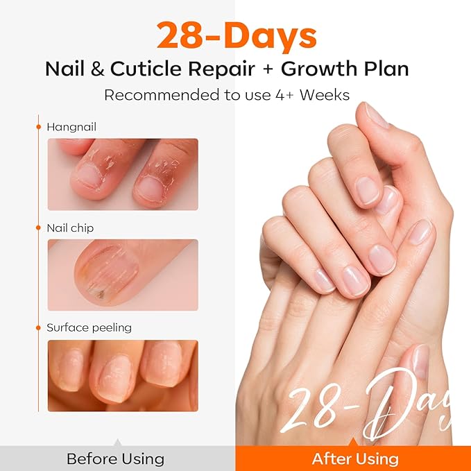 modelones Cuticle Oil Pen Rose for Growth and Strength Nail Growth Oil Cuticle - Image 4