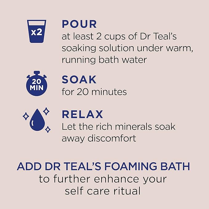 Dr Teal's Epsom Salt Magnesium Soak, Nourish & Protect - Image 4