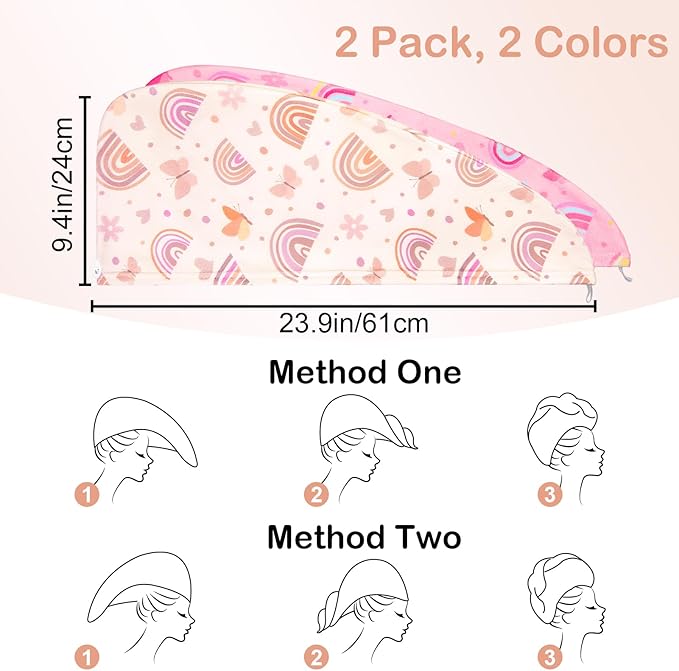Basumee Microfiber Hair Towel Wrap - Image 6
