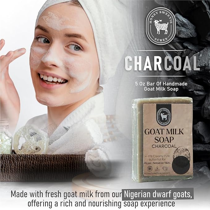 Honey Sweetie Acres Charcoal Goat Milk Soap - Image 7