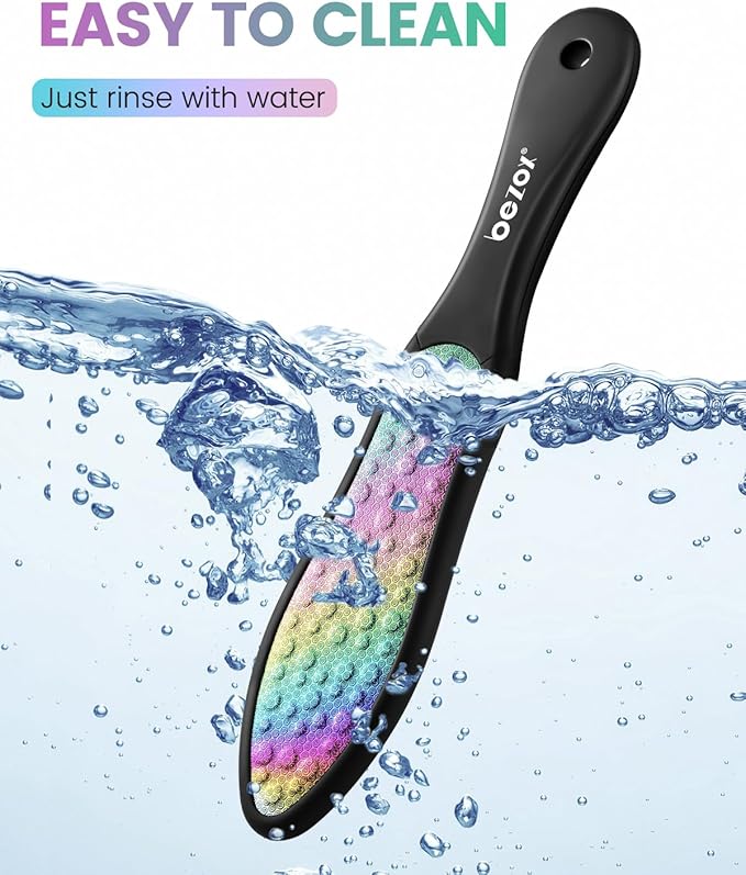 BEZOX Foot File Callus Remover, Double Sided Callus File Scraper, Foot Scrubber - Image 5