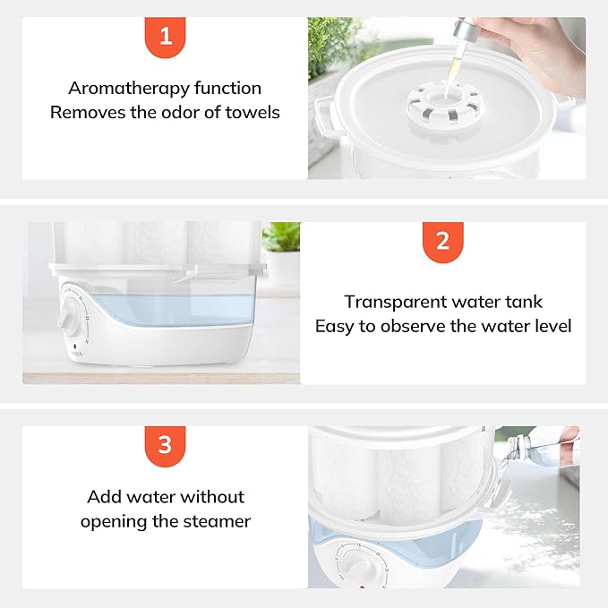TASALON White Hot Towel Steamer - Image 2