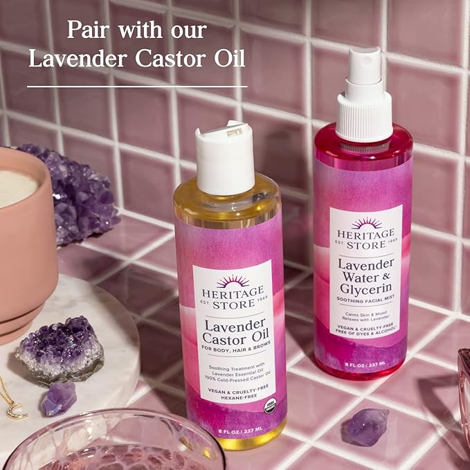 HERITAGE STORE Lavender Flower Water & Glycerine Benefits Skin, Hair & More - Image 5