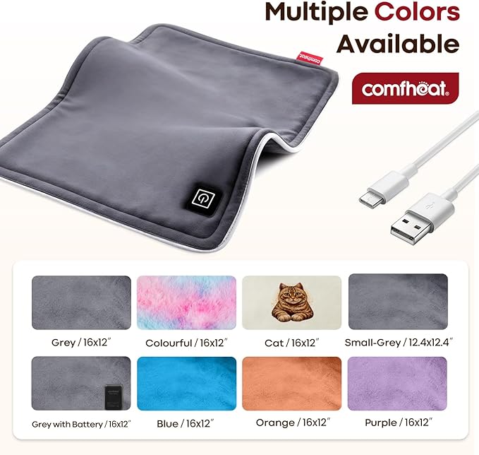USB Heating Pad for Travel Warmth Outdoors, 5V Small Heated Pad FSA Eligible - Image 7