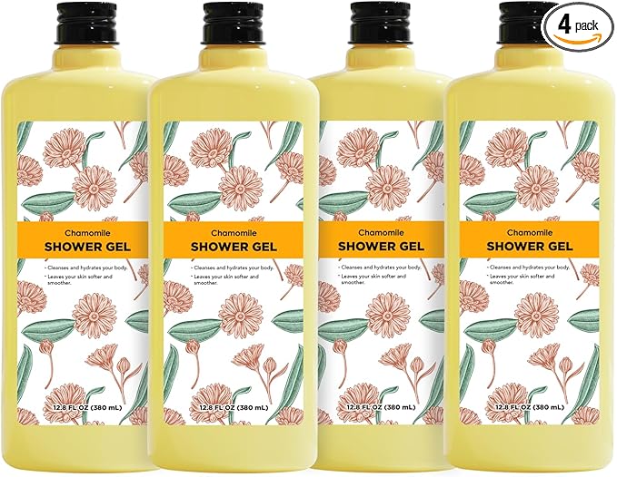 Bubble Bath for Women, Chamomile Shower Gel Gifts Set, Mother's Day Gifts for by SerenitySanctuary
