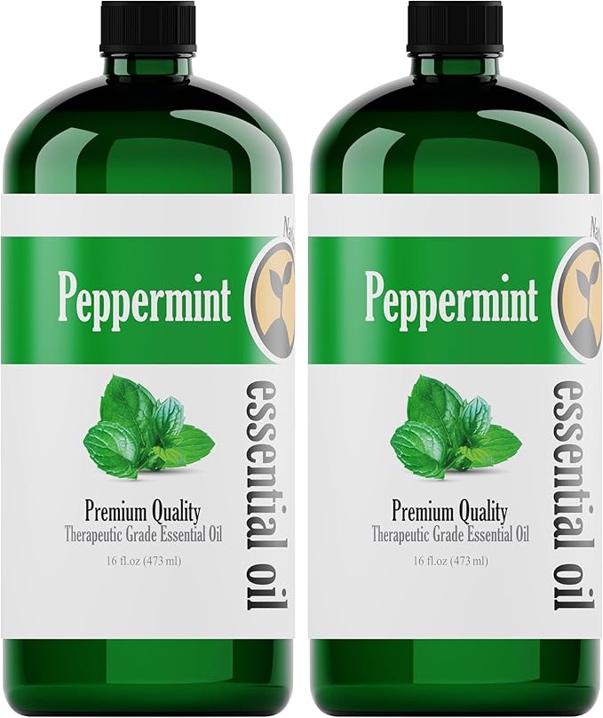 Natures-Star Peppermint Essential Oil 2-Pack – Therapeutic Grade – Candle by Natures-Star
