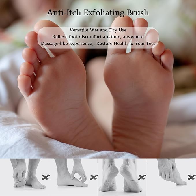 Toe Cleaning Brush with 15.7" Long Handle, Foot Scrubber in Shower, No Bending - Image 4