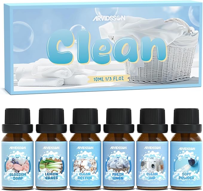 ARVIDSSON Clean Essential Oils Set, Natural Fragrance Oil by ARVIDSSON