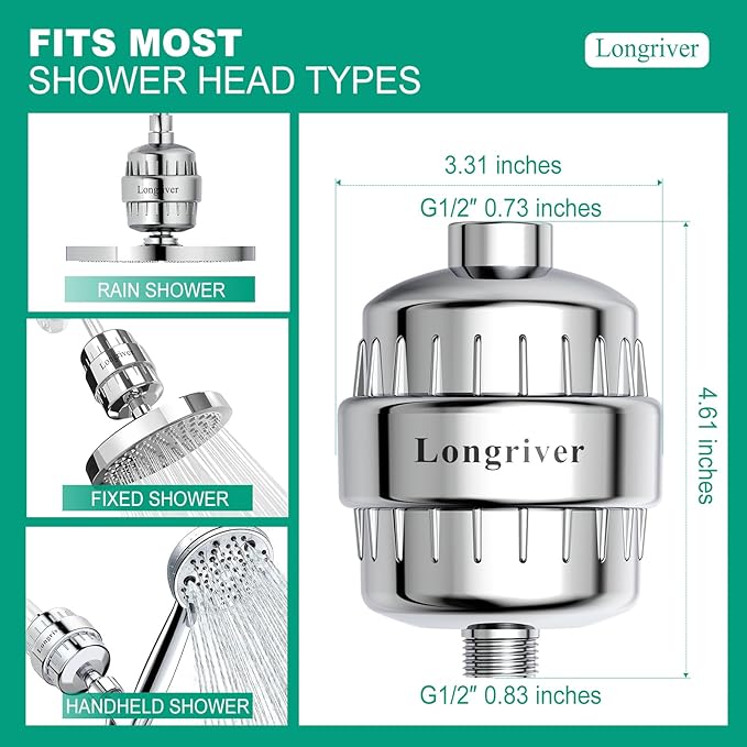 R7 Shower Filter High Put Shower Water Filter - Image 5