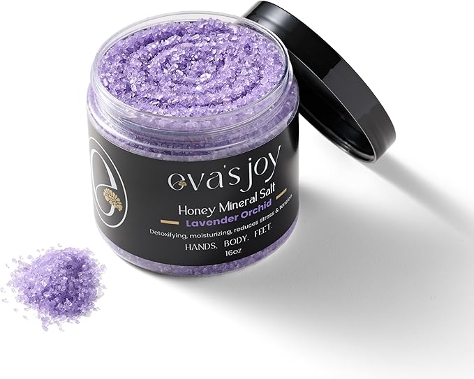 Eva's Joy Lavender Orchid Mineral Bath and Foot Soak, Made - Image 6