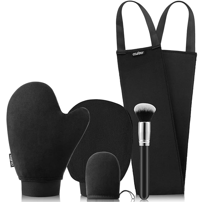 5-in-1 Self Tanner Mitt Applicator Kit by CeleCily