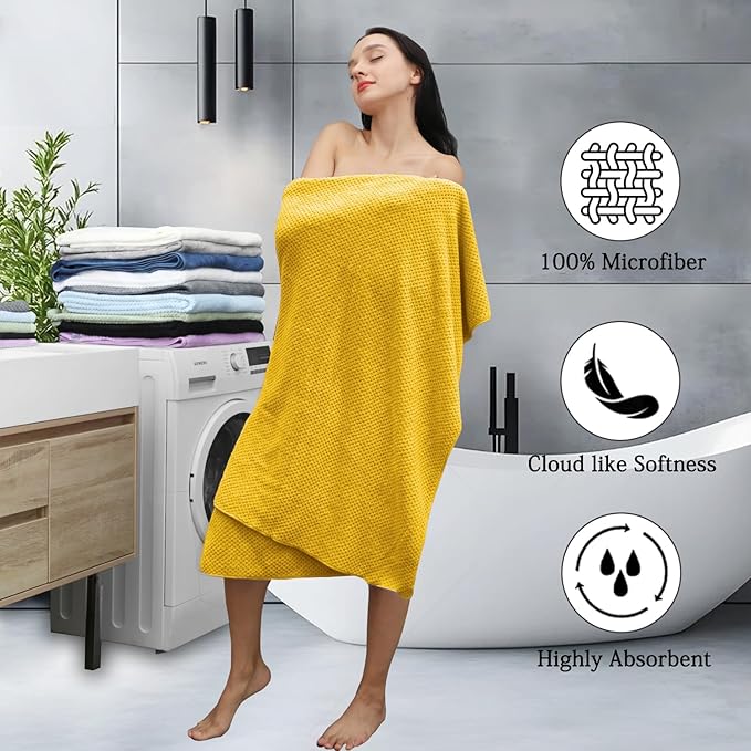 Extra Large Bath Towels Set 35x70 Inches - Image 4