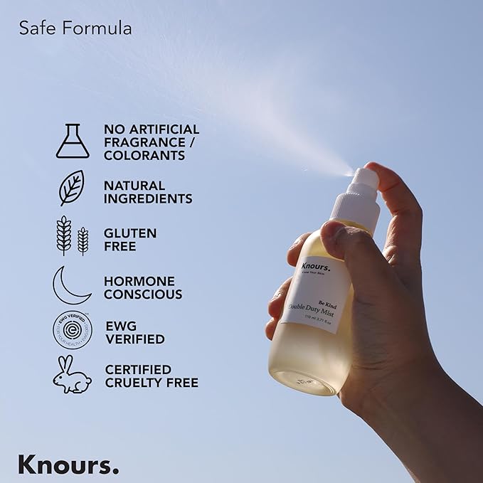 Knours Korean Hydrating Jojoba Oil + Aloe Vera H2O | Knours Be Kind Face Mist - Image 7