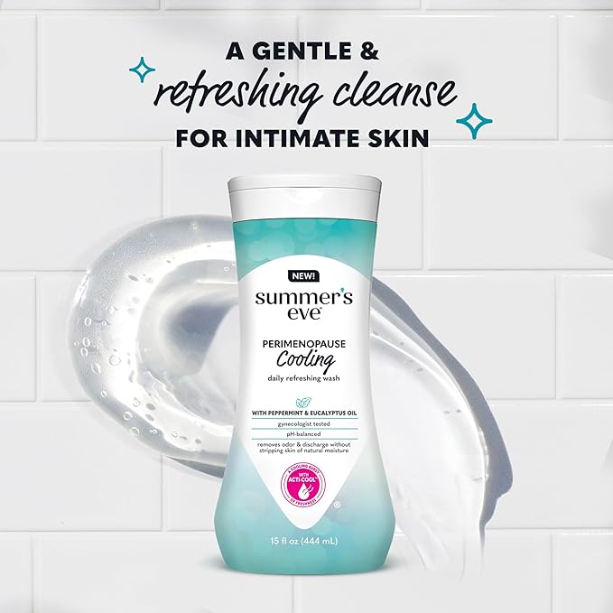Summer's Eve Perimenopause Cooling Wash, Cooling pH-Balanced Formua - Image 6