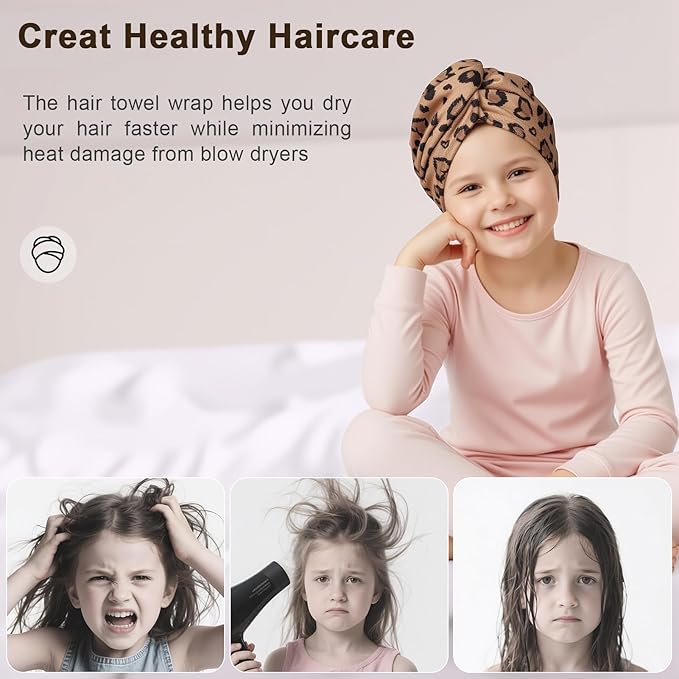 Unicorn Castle Microfiber Hair Towel - Image 4