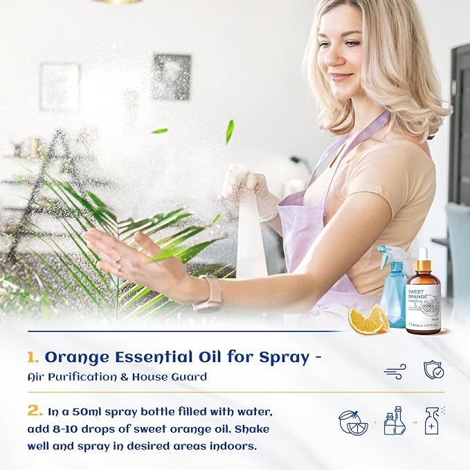HIQILI 30ML Sweet Orange Essential Oil - Image 4
