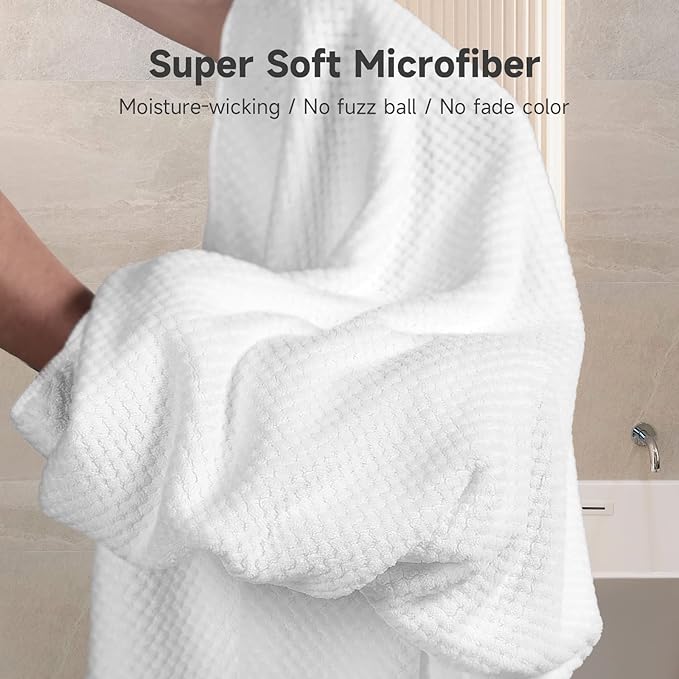 Umisleep Extra Large Microfiber Hair Towel - Image 4