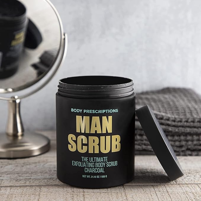 Body Prescriptions Men’s Exfoliating Body Scrub – Ultimate Skin Cleansing Wash - Image 3