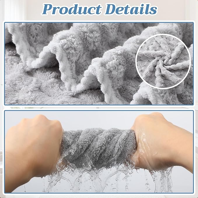 Gilprop 12 Pcs Soft Bath Towels Set - Image 4