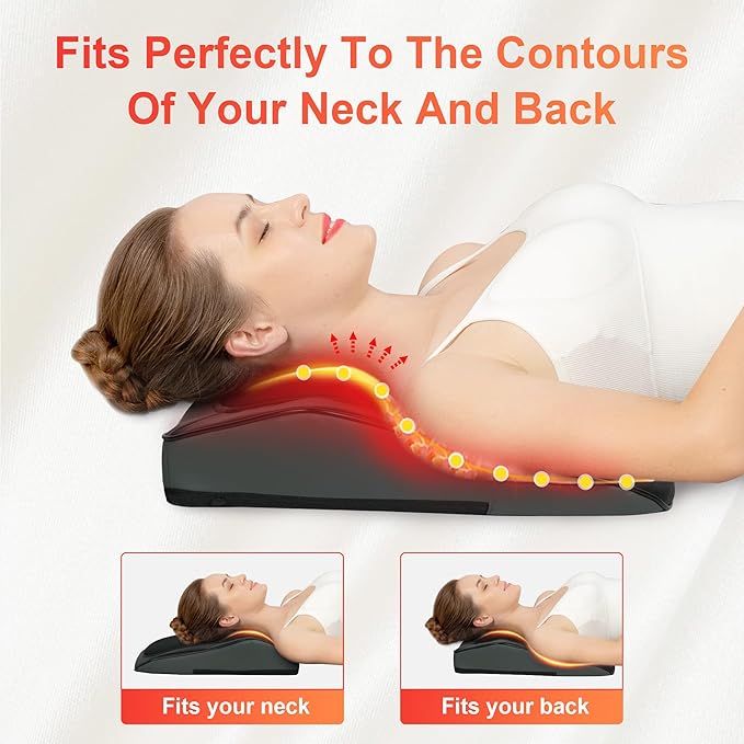 COMFIER Back Massager with Heat, 3D Deep Kneading Shiatsu Neck and Back - Image 2
