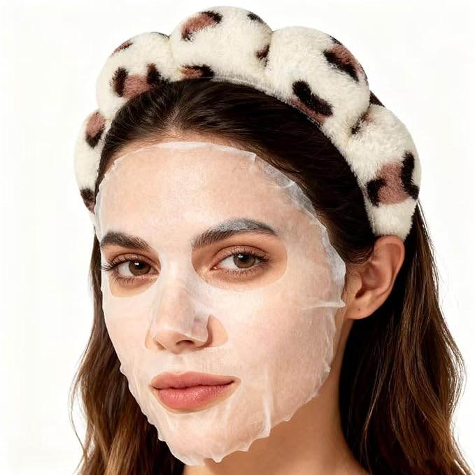 Spa Headbands for Washing Face Makeup Skin Care Women Bubble Facial Beauty - Image 7
