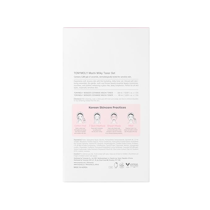 TONYMOLY Wonder Ceramide Mochi Milky Toner Set – Korean Hydrating Toner - Image 3