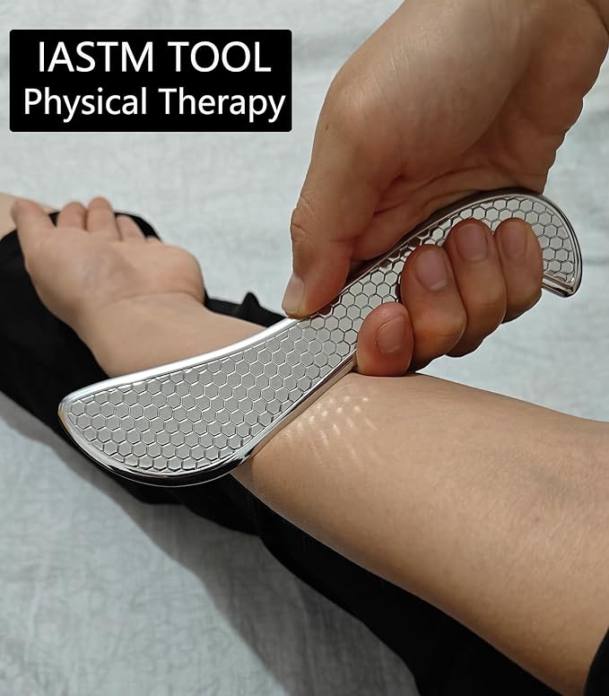 Muscle Scraper IASTM Tool Set gua sha Stainless Steel fascial Release Tool deep - Image 6