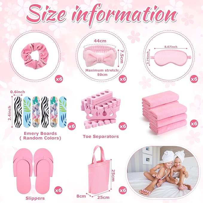 Thiccywoov 54Pcs Kids Foot Spa Party Supplies - Image 3