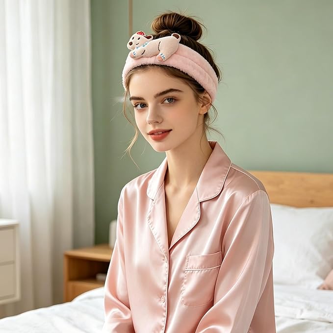 PERFECTSIGHT Kawaii Headband for Spa, Washing Face, Party - Image 7