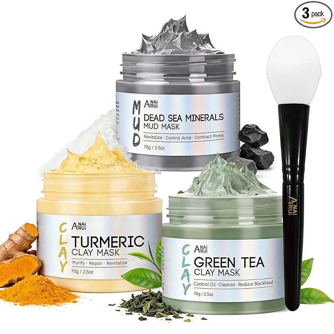 ANAI RUI 3 Pcs Face Mask Set by ANAIRUI