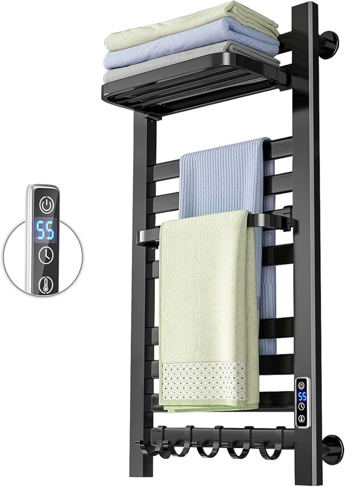 Electric Towel Warmer Rack for Bathroom, 110V 150W Heated Towel Rack - Image 7