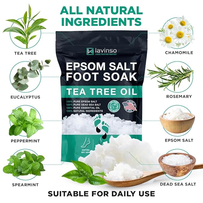 Tea Tree Oil Foot Soak and 40% Urea Cream - Image 6