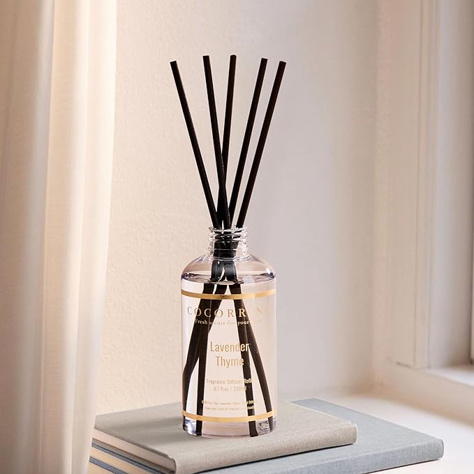 COCORRÍNA Refill- Lavender Thyme 6.7 Fl.oz Reed Diffuser Refill - Image 5