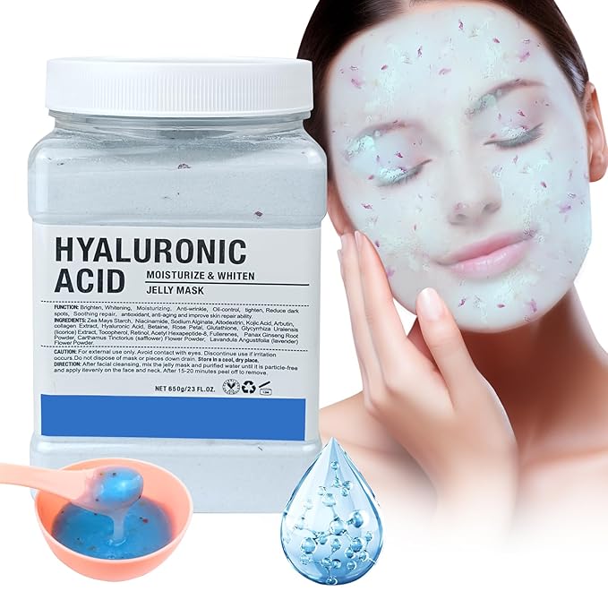 Jelly Mask for Facials Professional, Hydrating & Moisturizing Peel-Off Natural by Unknown