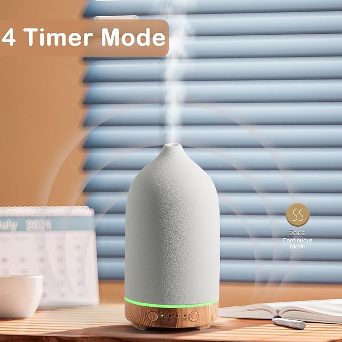 Diffuserlove Ceramic Essential Oil Diffuser 160ML Aromatherapy Diffuser - Image 5