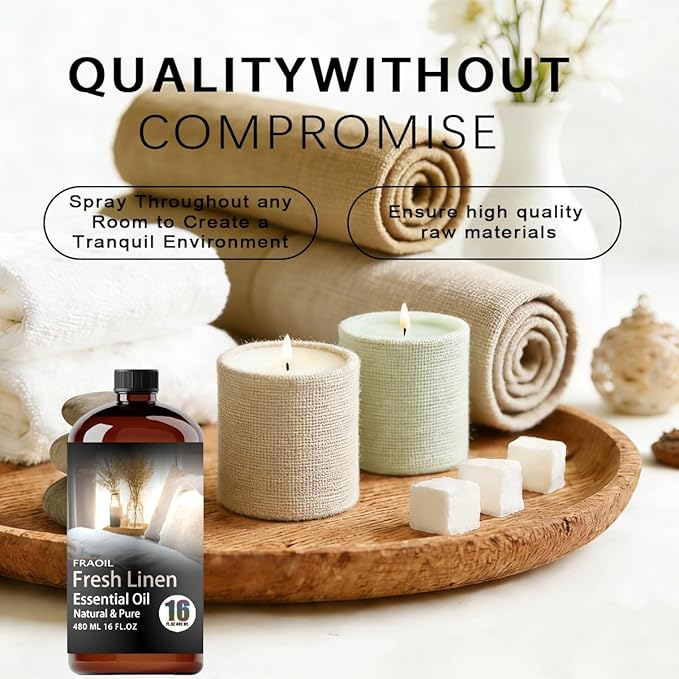 Fresh Linen Essential Oil, Fresh Linen Oil 16 Fl Oz 480ML - Image 2