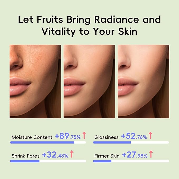 QUIYUM Fruit Skincare for Teens, 5 Daily Routine Beauty Skin Care Sets - Image 6