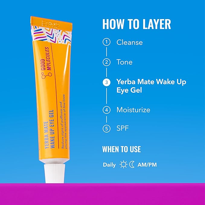 Good Molecules Yerba Mate Wake Up Eye Gel Pack 3 – 15 ml Each | Hydrating Under - Image 5