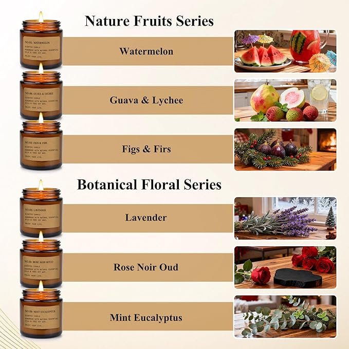 Scented Candles for Home, 12 Pack Aromatherapy Candles for Home Scented - Image 3