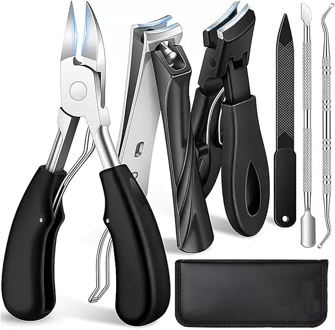 Toenail Clippers for Thick Toenails for Seniors Angled Head Large Toe Nail by Unknown