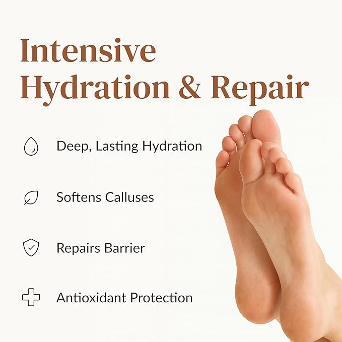 Epielle Hydrating Foot Mask 6 Pairs, Relieve and Soften - Image 3
