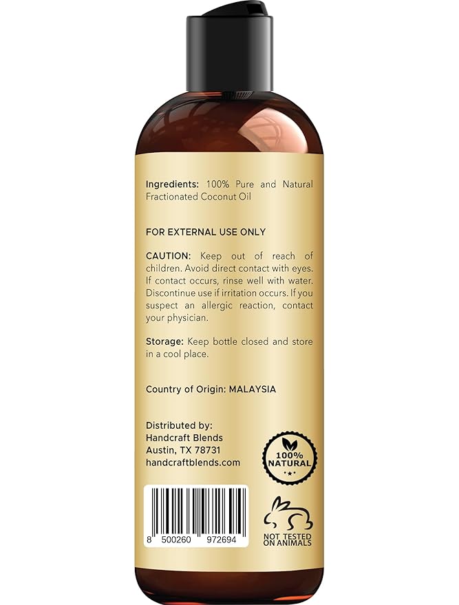Handcraft Blends Fractionated Coconut Oil - Image 3