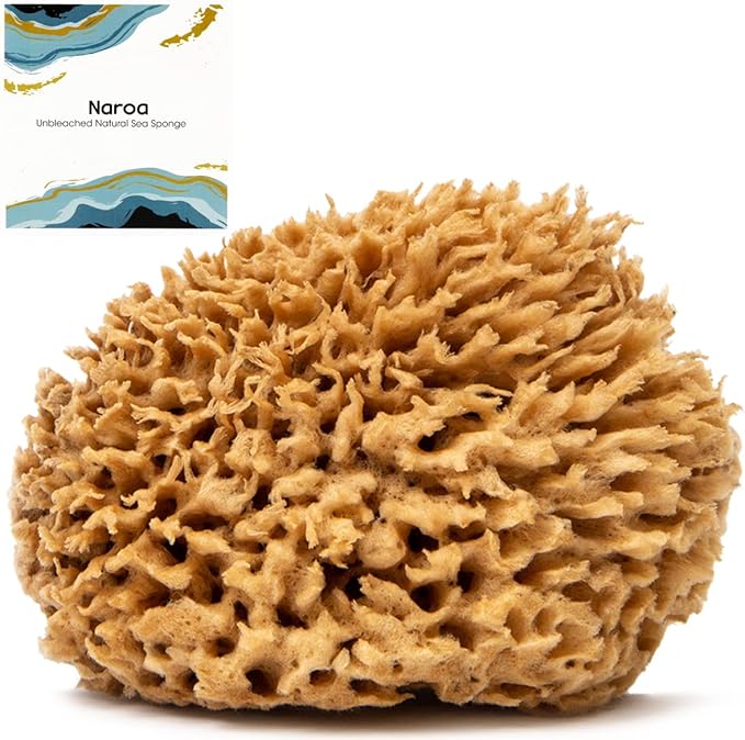 Naroa Soft Natural Shower Sponge | Gentle Sea Loofah by Naroa