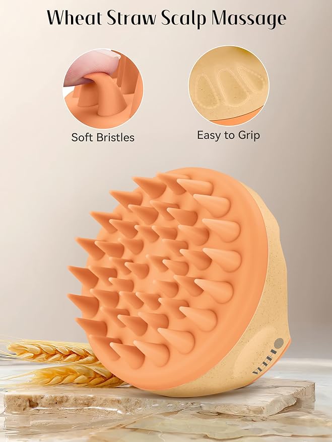 HEETA Scalp Massager with Soft Silicone Bristles - Image 3